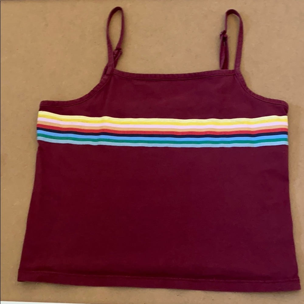 Maroon tank top